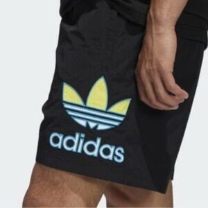 Adidas Men's Black Athletic Shorts with Logo
